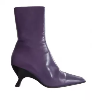 80s purple boots