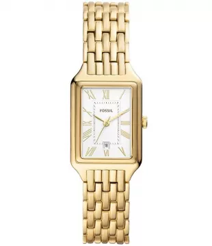 Raquel Three-Hand Date Gold-Tone Stainless Steel Watch