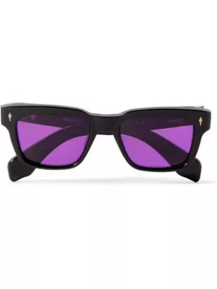 Molino Abyss Square-Frame Acetate Sunglasses