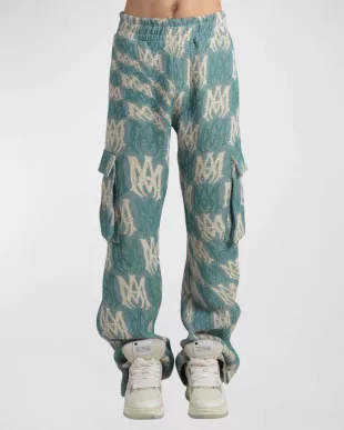 Blue MA Tapestry Cargo Pants