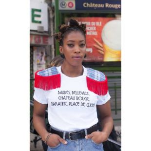 T shirt  avec épaulettes