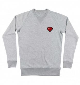 Sweat Coeur Pixellisé