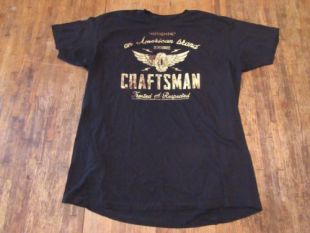 Craftsman Tools "An American Brand" Trusted & Respected Black T Shirt size XXL  | eBay