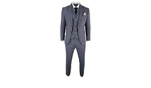 Kaki - Gilet De Costume En Tweed Pour Hommes, Gilet à Poches Multiples