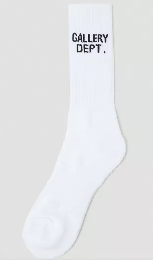 Gallery Dept. - White Logo Clean Socks