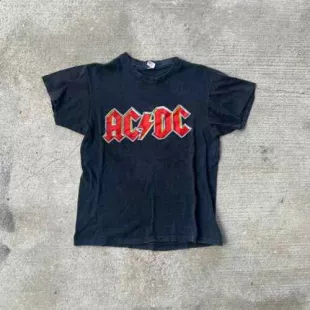 Vintage ACDC 80s single stitched band t-shirt