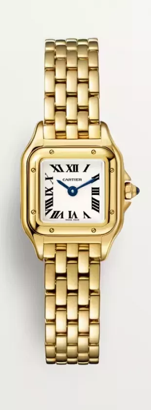 Gold Panthere De Cartier Watch