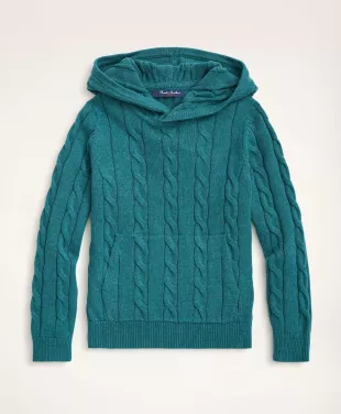 Emily | Cable Knit Hoodie Sweater main image 0