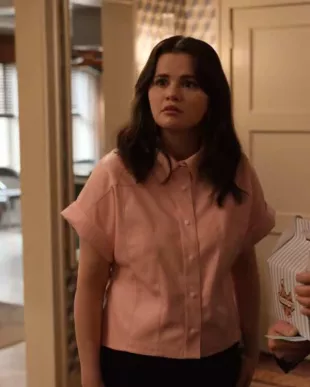 Only Murders In The Building S03 Selena Gomez Pink Shirt