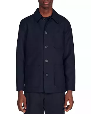 Worker Style Shirt Jacket