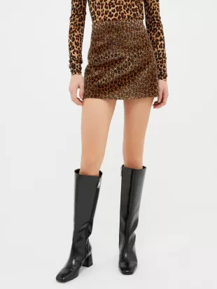 Max & Co - Spotted Flared Mini Skirt