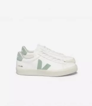 Campo Chromefree Leather White Matcha Sneakers