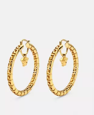 Greca Hoop Earrings