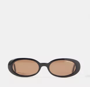 Valentina Oval-Frame Acetate Sunglasses