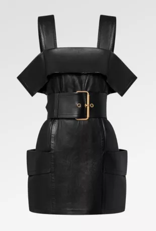 Louis Vuitton Oversized Belt Utility Dress
