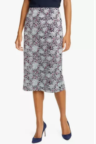 Vericana Embroidered Pencil Skirt