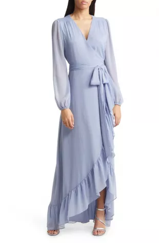 Meryl Long Sleeve Wrap