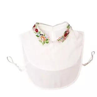 Flower Embroidery Detachable Collar