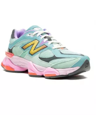 9060 Sage Leaf/Neo Flame Sneakers