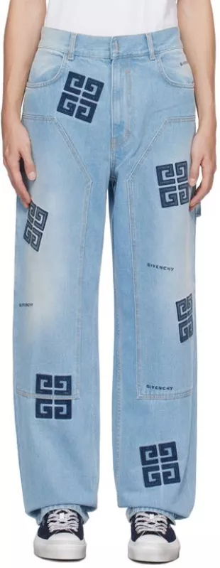 Light Blue 4G Carpenter Jeans