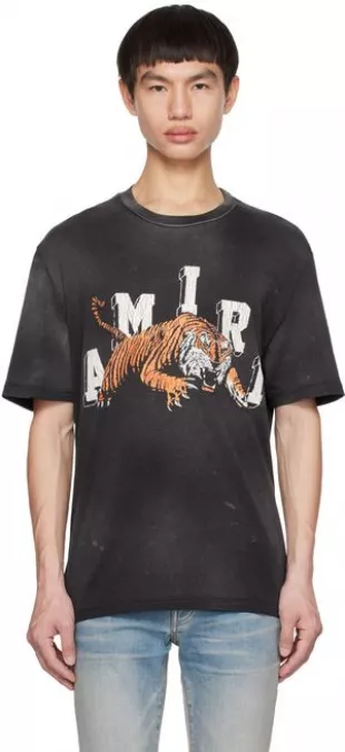 Amiri - Black Crewneck T-Shirt