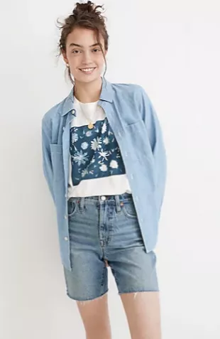 Madewell - Chambray Button-Up Sailor Shirt