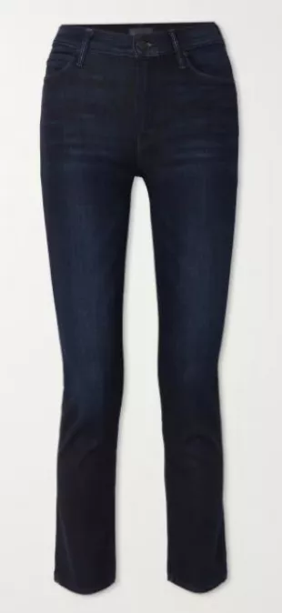 the Dazzler Mid-Rise Straight-Leg Jeans