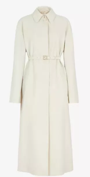 Overcoat Fabric White | Fendi
