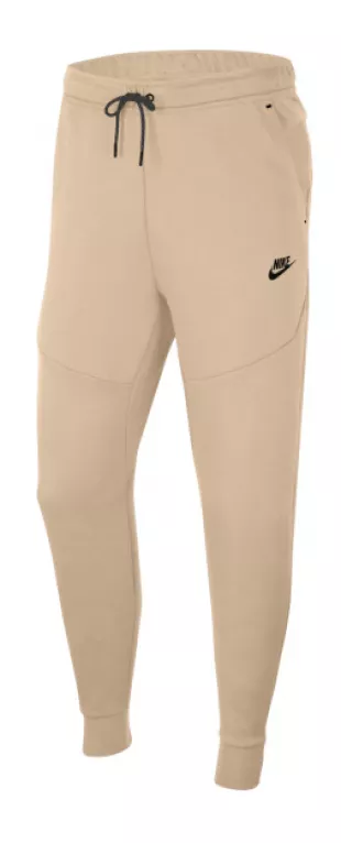 Khaki Beige Fleece Joggers