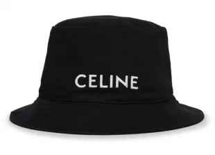 Celine - Black & White Logo Bucket Hat