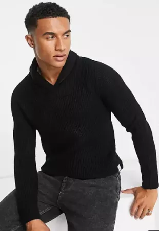 Black Knit Sweater