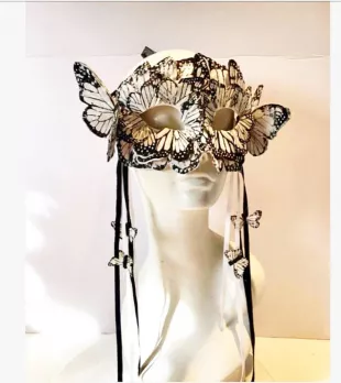 Masquerade Mask- Mardi Gras- Butterfly- Surreal Party