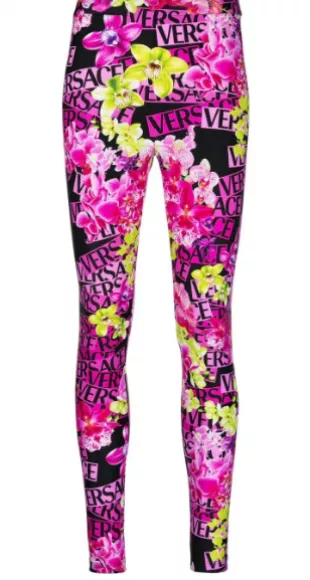 Floral-Print Leggings