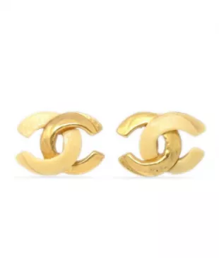 Chanel - 2000 CC Stud Earrings