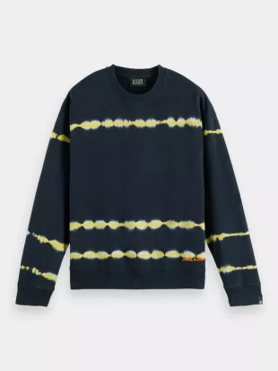 Felpa Uomo Scotch & Soda – Girocollo Structured Crewneck, Tinta Unita, Vestibilità Regolare