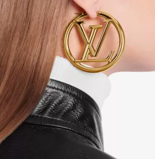 Louis Vuitton Louise Hoop Earrings GM