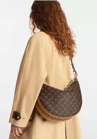Louis Vuitton Loop Hobo Monogram Bag worn by Ana de Armas in New York City  on June 26, 2023