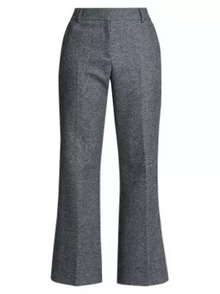 Fossett High-Rise Wool-Blend Pants