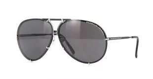 P8478 Black/Grey Polarised + Silver Mirror Lens (J) Sunglasses