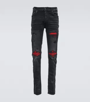 MX1 Distressed Skinny Jeans