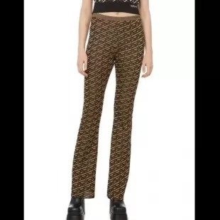 La Greca Pants Metallic Jacquard