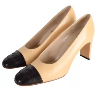 Vintage Cap Toe Pumps