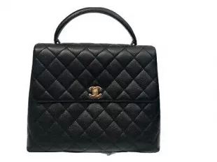 Black Caviar Classic Kelly Bag
