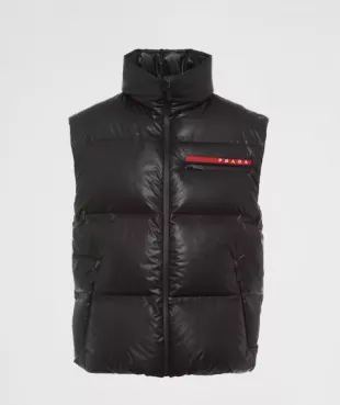 Prada light nylon down vest Outlet