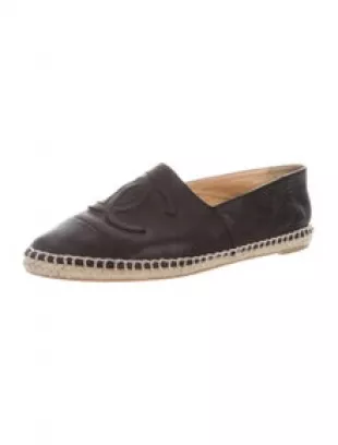 Black Slip On Espadrilles