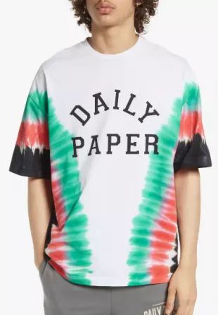 Mocta Tie-dye Logo Graphic Tee In Green