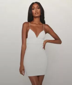 ganni blue mini dress Ganni
