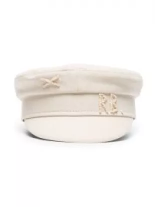 Beaded Detail Cotton Cap