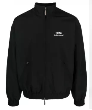 Balenciaga - Black 3B Sports Icon Track Jacket