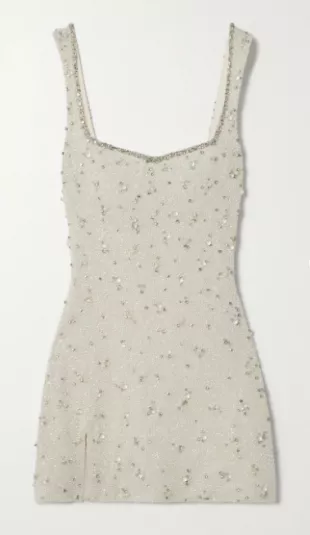Embellished Mini Dress